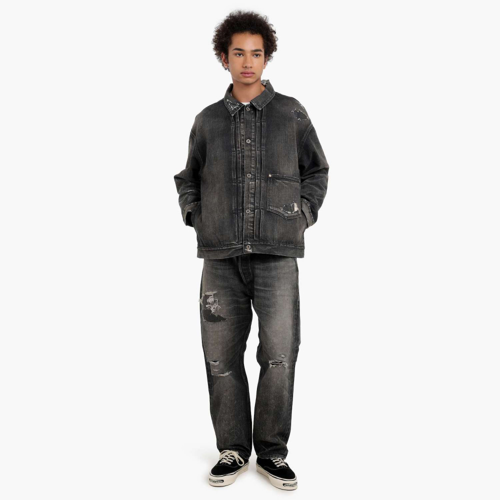 ジャケット・アウター moomyung crushed coated trucker jumper Reversible Bubble Trucker Jacket - Dark Wash | Levi's® US